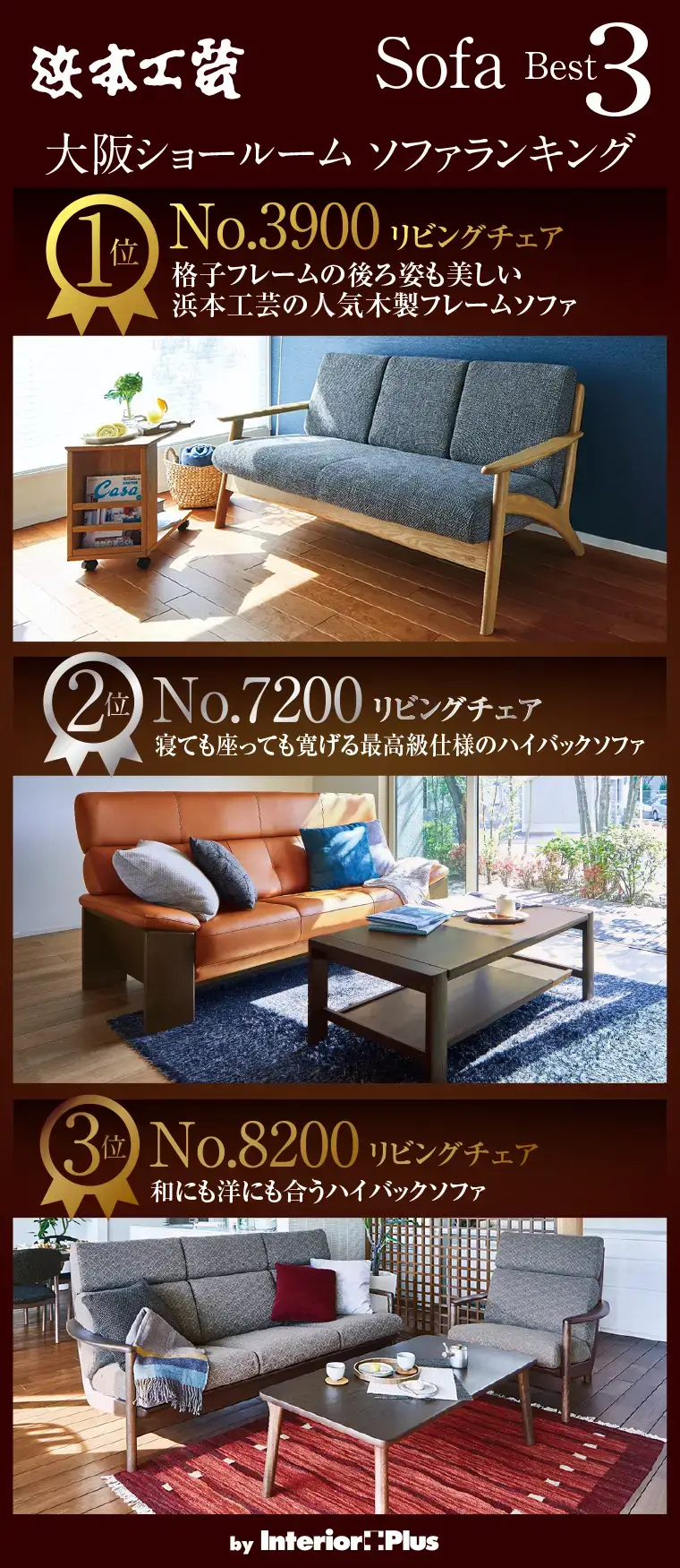 大阪ショールーム ソファランキング