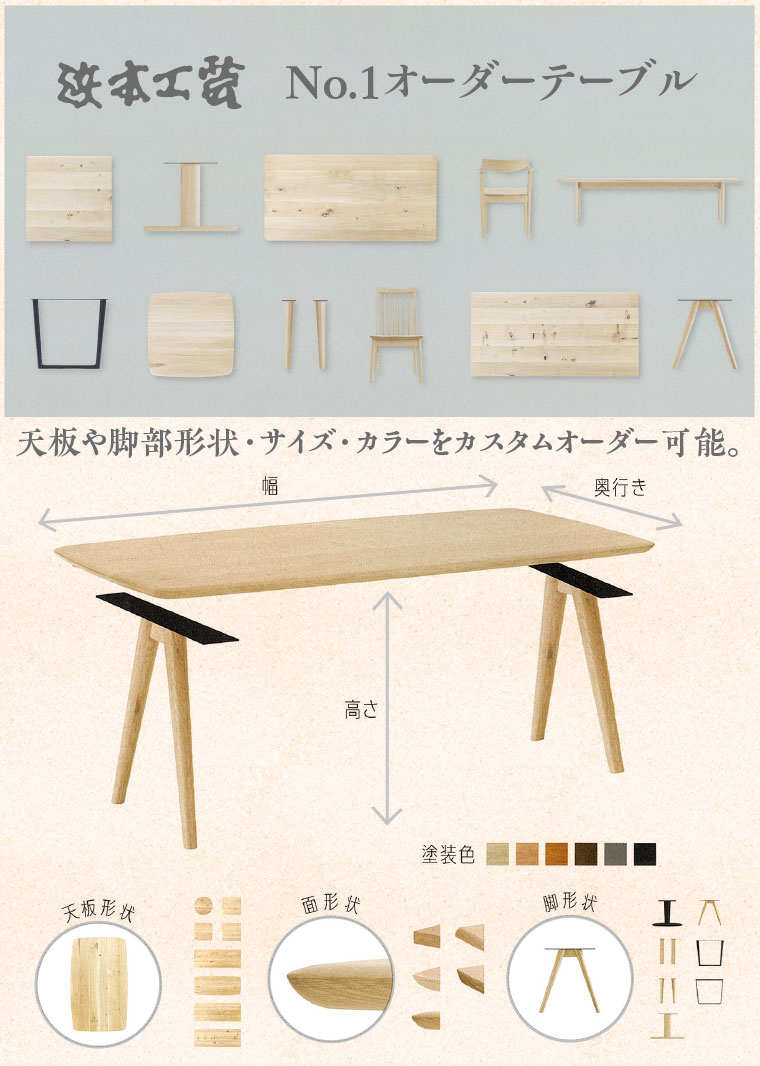 No.1オーダーテーブル